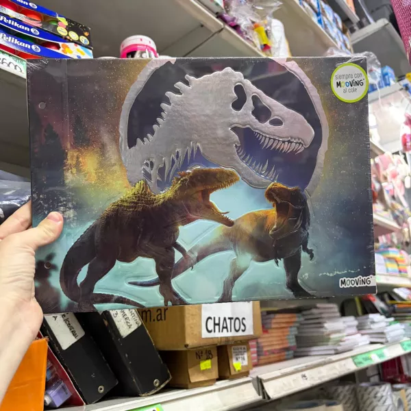 Carpeta dos tapas N°5 Mooving Jurassic World2026