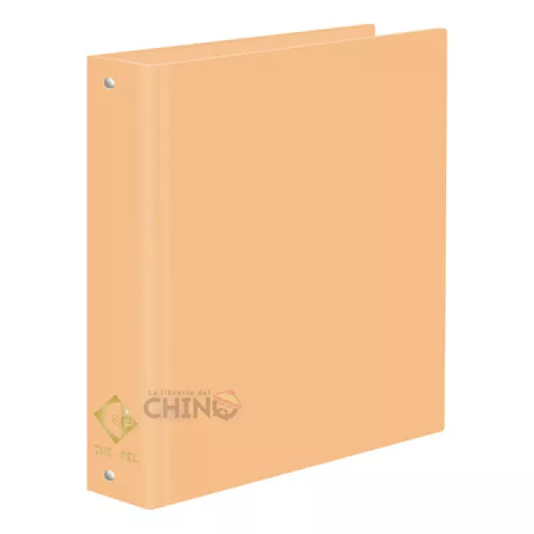 CARPETA TRAMA Nro 3 Plastica Naranja Pastel