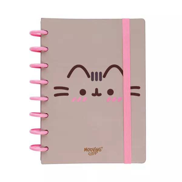 Cuaderno con Sistemas de Disco A5 Pusheen