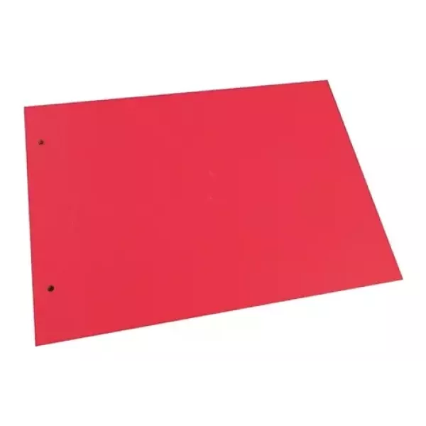 Carpeta N°6 Forrada Lama Rojo 