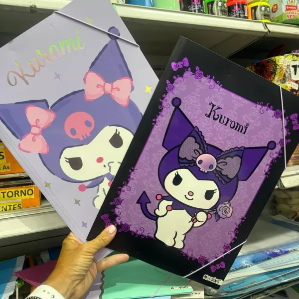 Carpeta 3 solapas Oficio Mooving Kuromi 2026