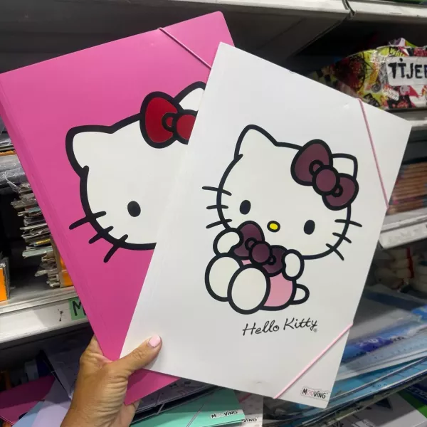 Carpeta 3 solapas Oficio Mooving Kitty 2026