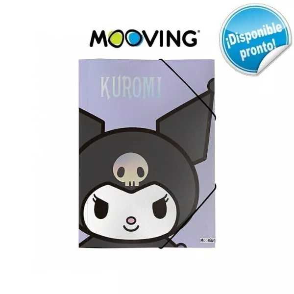 Carpeta 3 solapas Oficio Mooving Kuromi 2025