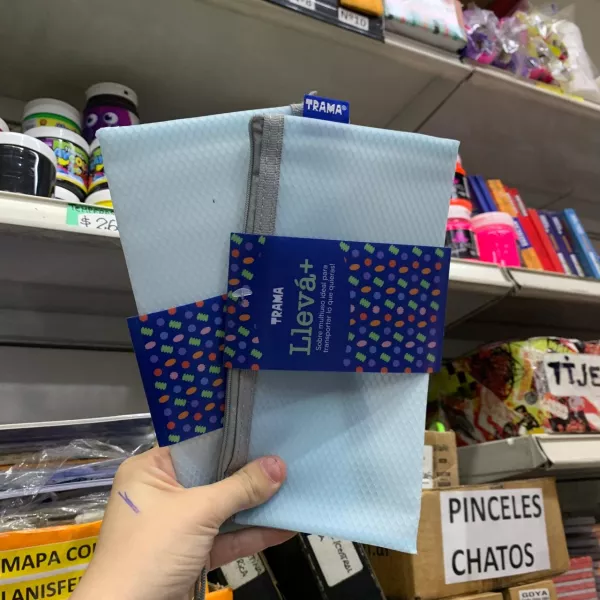 Canopla Eva Trama Celeste Pastel