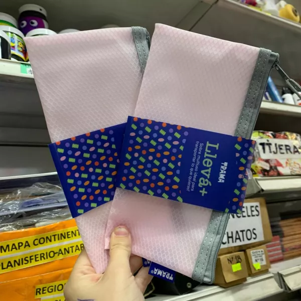 Canopla Eva Trama Rosa Pastel