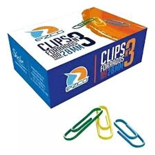 Clips de colores N°3 Ezco