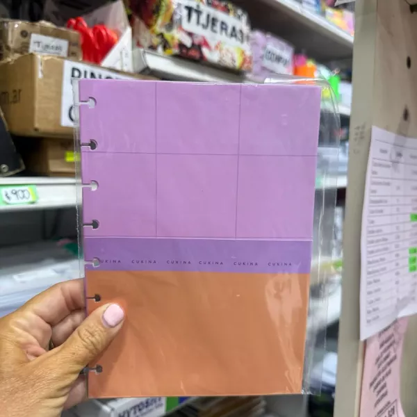 Repuesto Sobre Con Bolsillo A5 Cukina