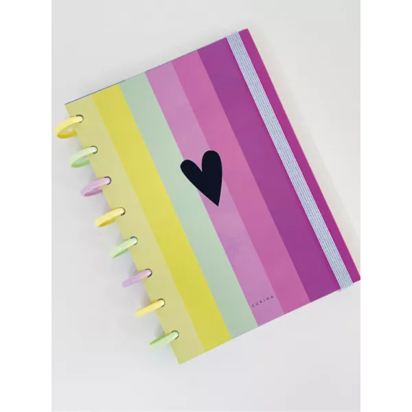 Cuaderno Inteligente A5 Planner Cukina Disco mediano
