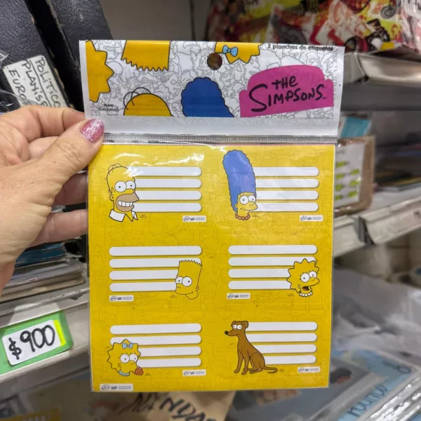 Etiquetas Simpsons