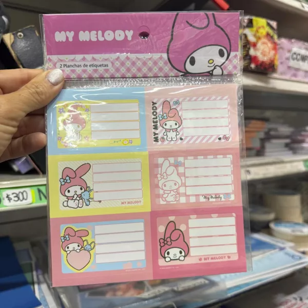 Etiquetas My Melody 2026