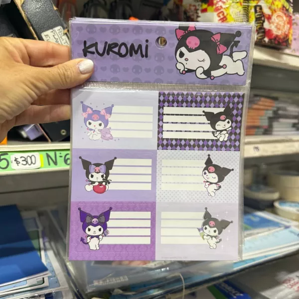 Etiquetas Kuromi 2026
