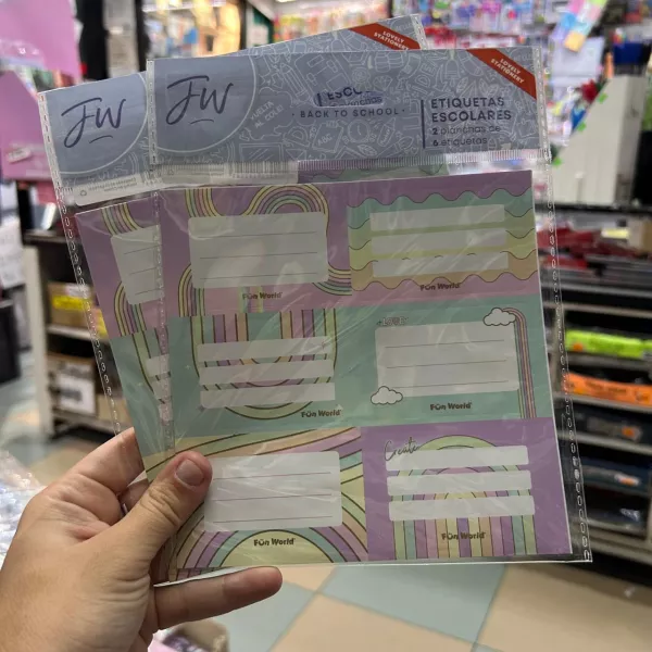 Etiquetas FW PASTEL