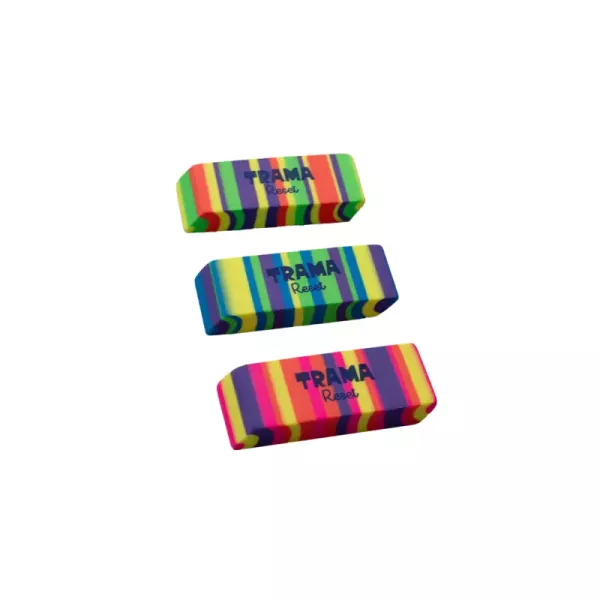 Goma de Borrar Reset Rayada Trama