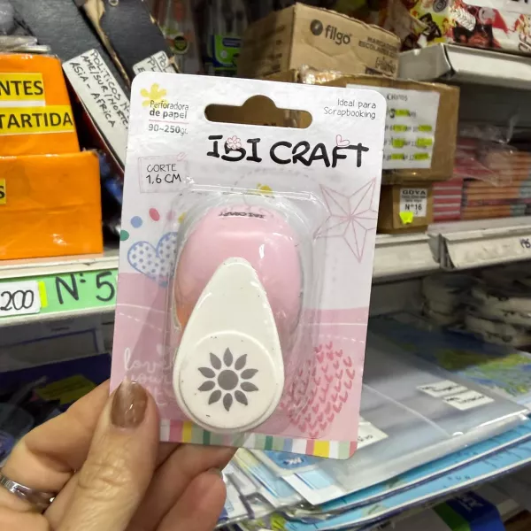 Perforadora Ibi Craft para papel y cartulina FLOR SOL
