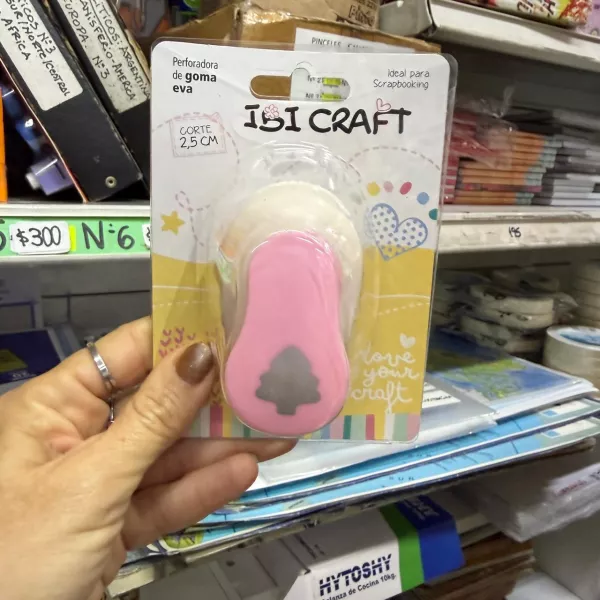 Perforadora Ibi Craft para goma eva ARBOL