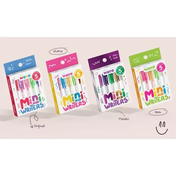 Mini Bolígrafo  gel x5 Wero