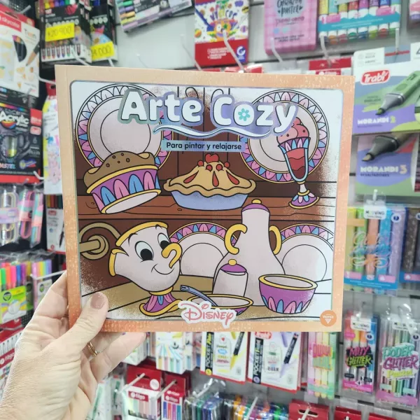 Libro para colorear Arte Cozy Disney 1