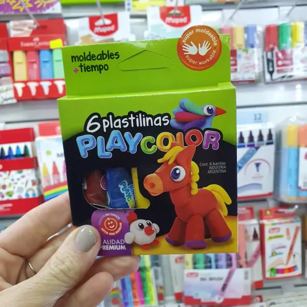 Plastilinas Clásicas x6 PlayColor