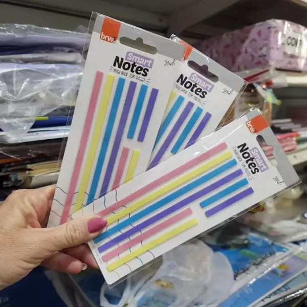 Notas para resaltar libros pastel BRW