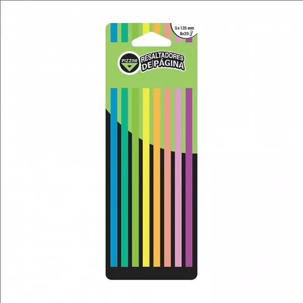 Notas para resaltar libros Pizzini Fluo