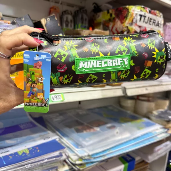 Cartuchera Mooving Tubo Minecraft 2026