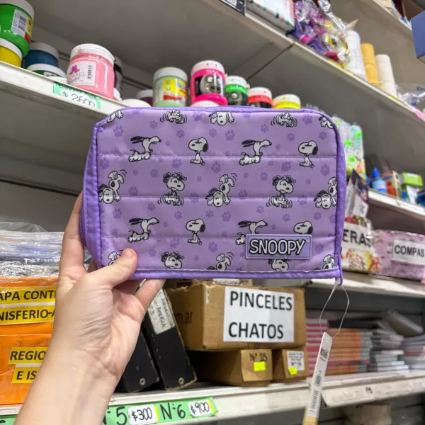 Cartuchera Mooving Slim Snoopy 2026