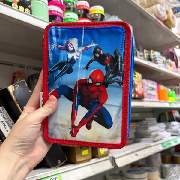 Cartuchera 2 Piso Spiderman Reversible  2026