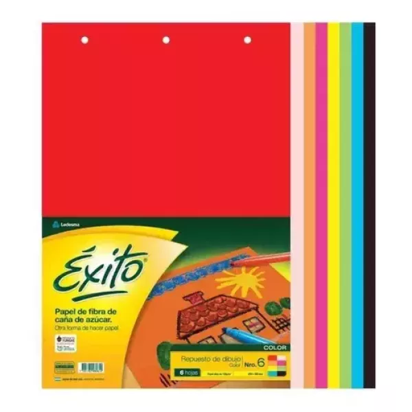Repuesto de dibujo N°6 Éxito Color