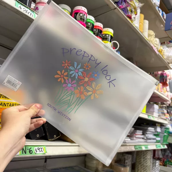 Sobre con cierre Estampado A4