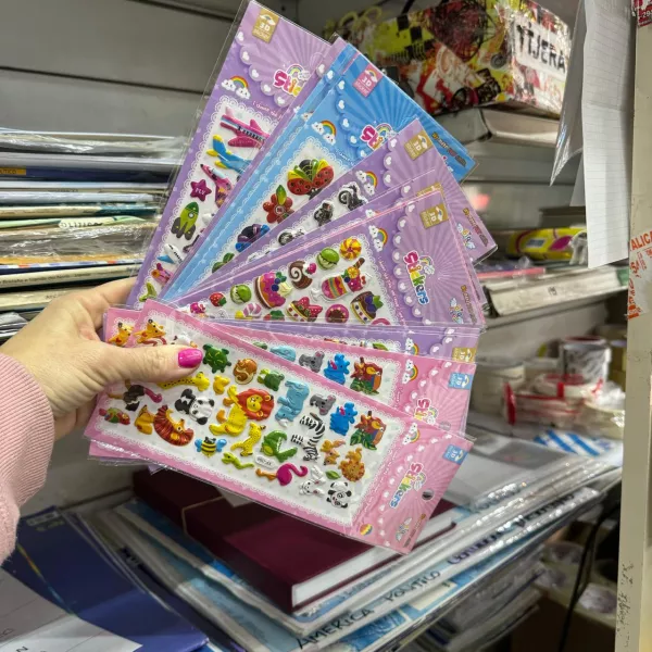 Stickers con relieve Colours