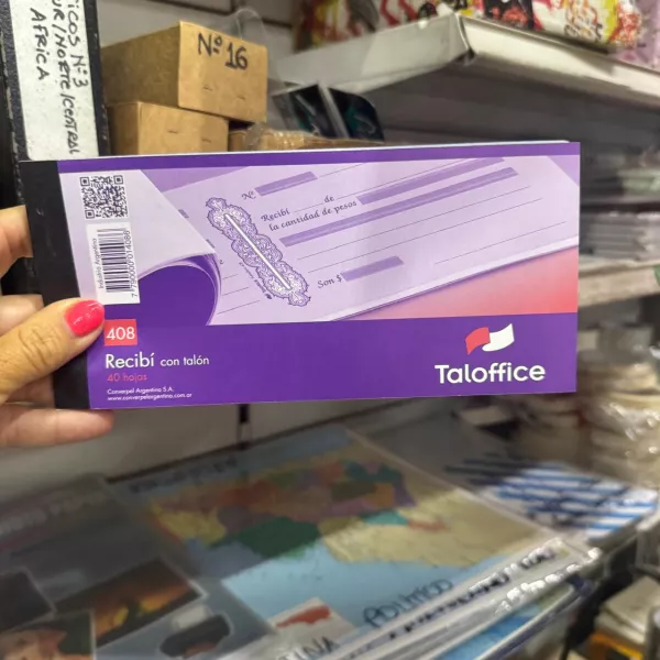 Talonario Taloffice recibí mediano