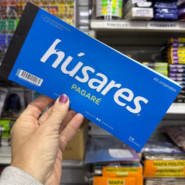 Talonario húsares pagare sin protesto en pesos