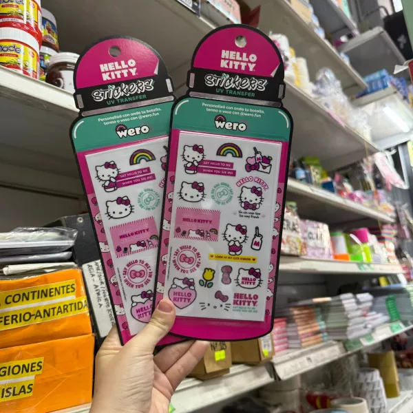 Stickers UV Transferibles Hello Kitty Wero