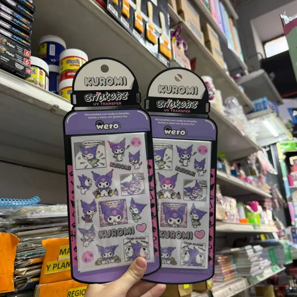 Stickers UV Transferibles Kuromi Wero