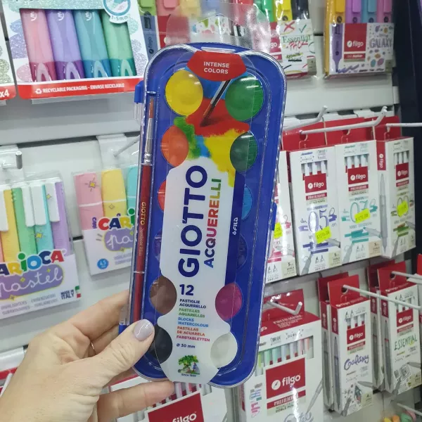 Acuarelas Giotto x12