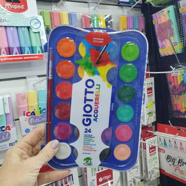 Acuarelas Giotto x24