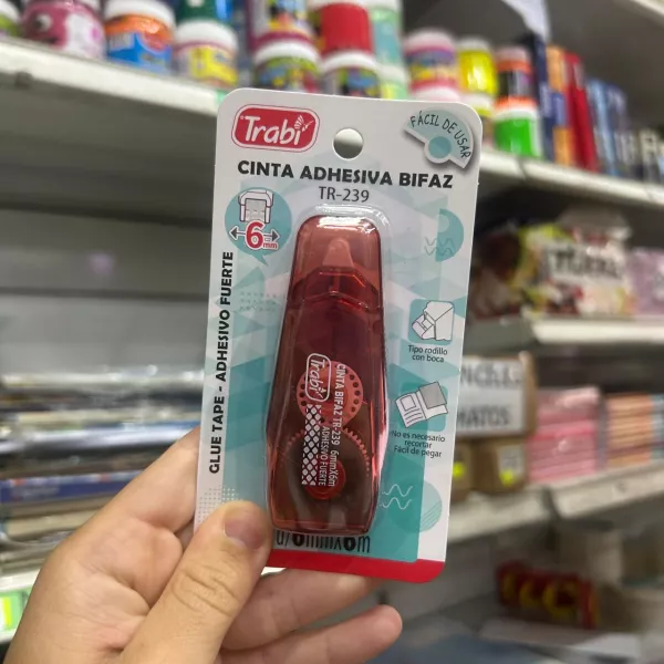 Cinta Adhesiva Bifaz en cinta Trabi