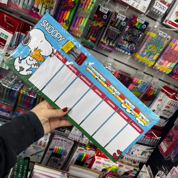 Organizador Semanal Snoopy
