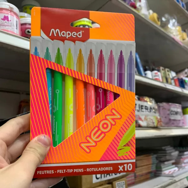 Marcadores  Maped Color Neon x10