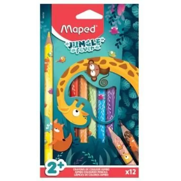 Lápices de colores Jumbo Maped Jungle Fever