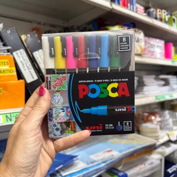 Marcador Uni-posca 3m clásico surtido