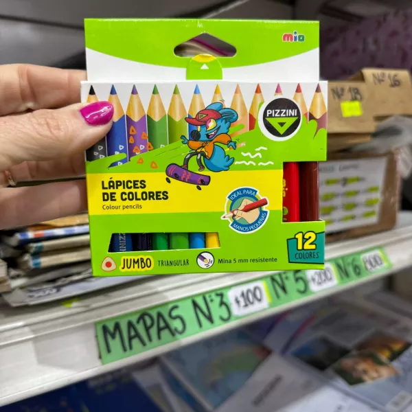 Lápices de colores Jumbo Pizzini