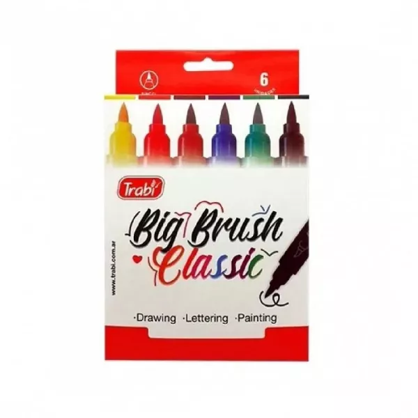 Marcadores Trabi Big Brush x6
