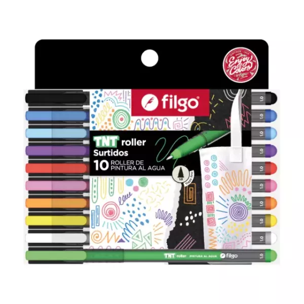 Roller De Pintura Al Agua Filgo TNT - Surtido X10