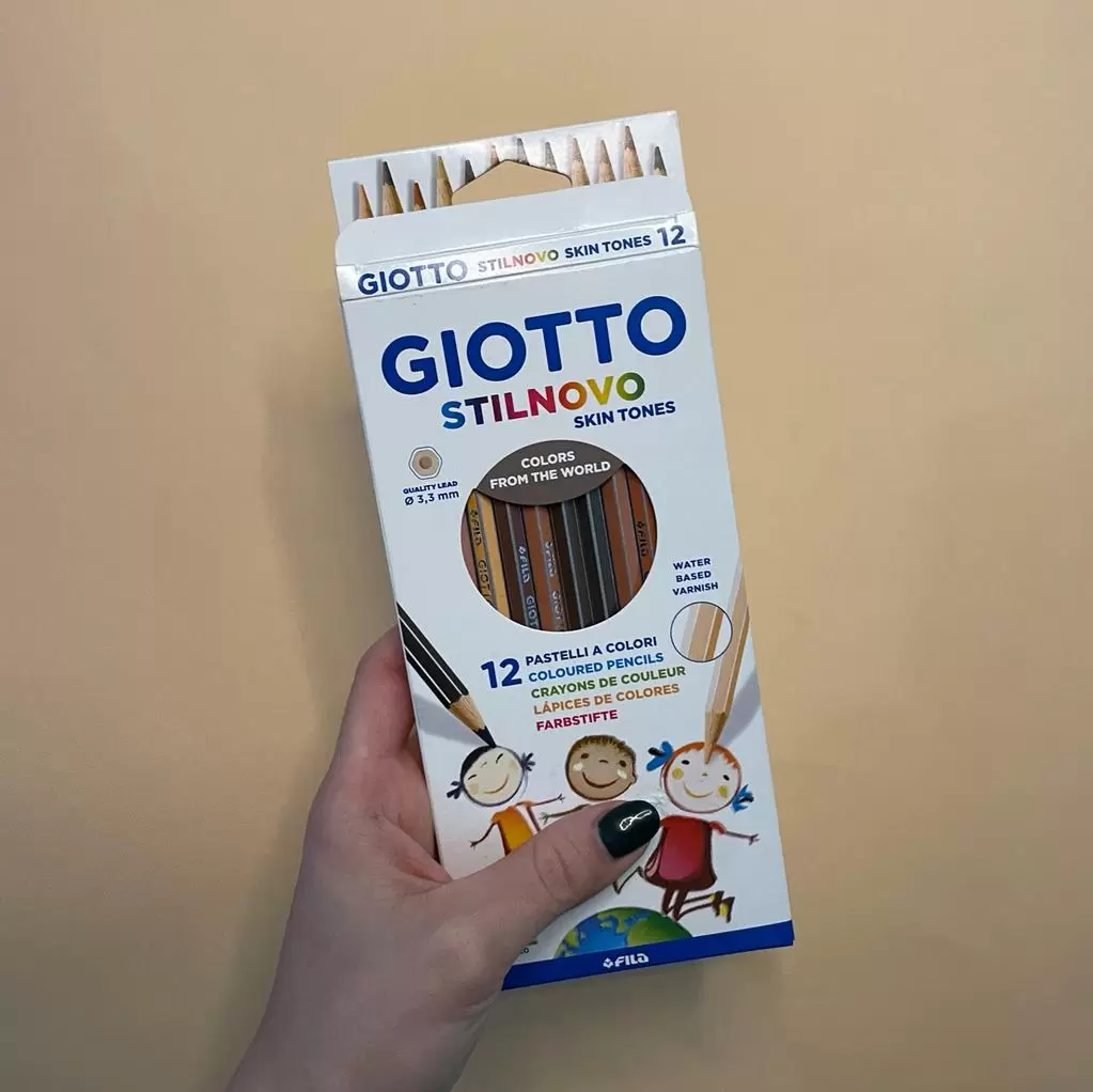 Lápices de colores Giotto x12 Stilnovo Tonos Piel 