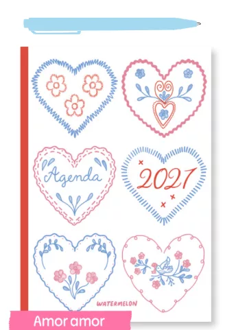 Agenda 2027 - WA - Semana a la vista - 12x 17 - Compacta Amor