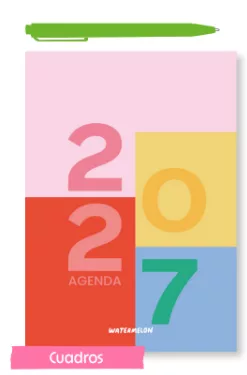 Agenda 2027 - WA - Semana a la vista - 12x 17 - Compacta Cuadros 