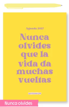 Agenda 2027 - WA - Semana a la vista - 12x 17 - Compacta Nunca Olvides