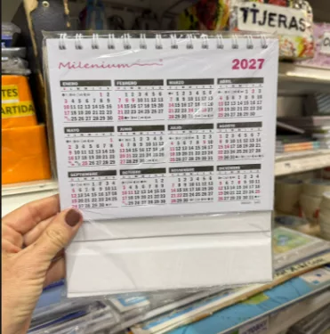 Calendario 2027 - MI- Carpita