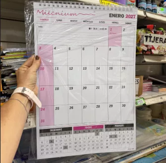 Calendario 2027 - MI - 32x45 Vertical
